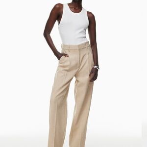 ARITZIA Effortless Pant in Heather Oat Beige 🍦 Size 2